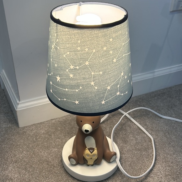Bear and owl lamp - Picture 10 of 12